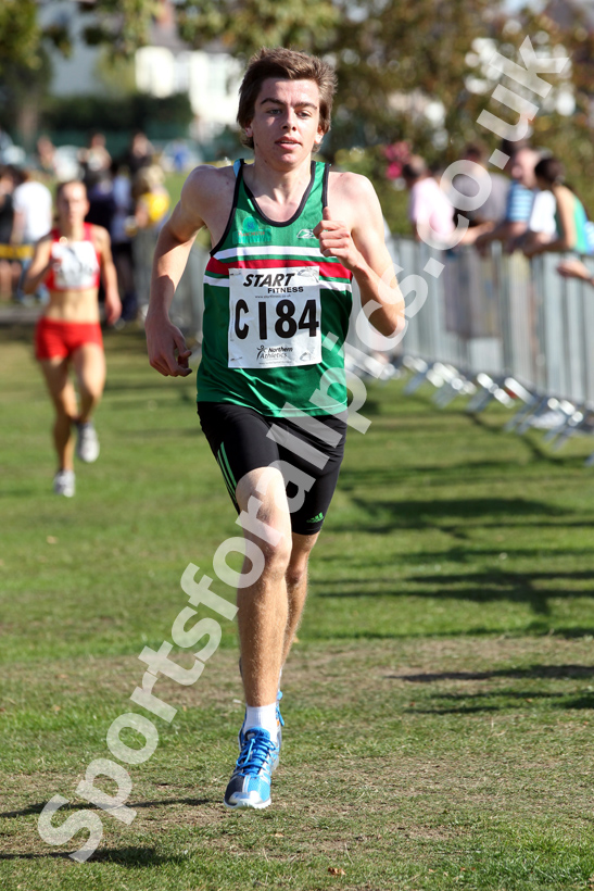 Chris McGahan (Sale Harriers), under-17 boys, Northern Cross Country Relay, Graves Park, Sheffield